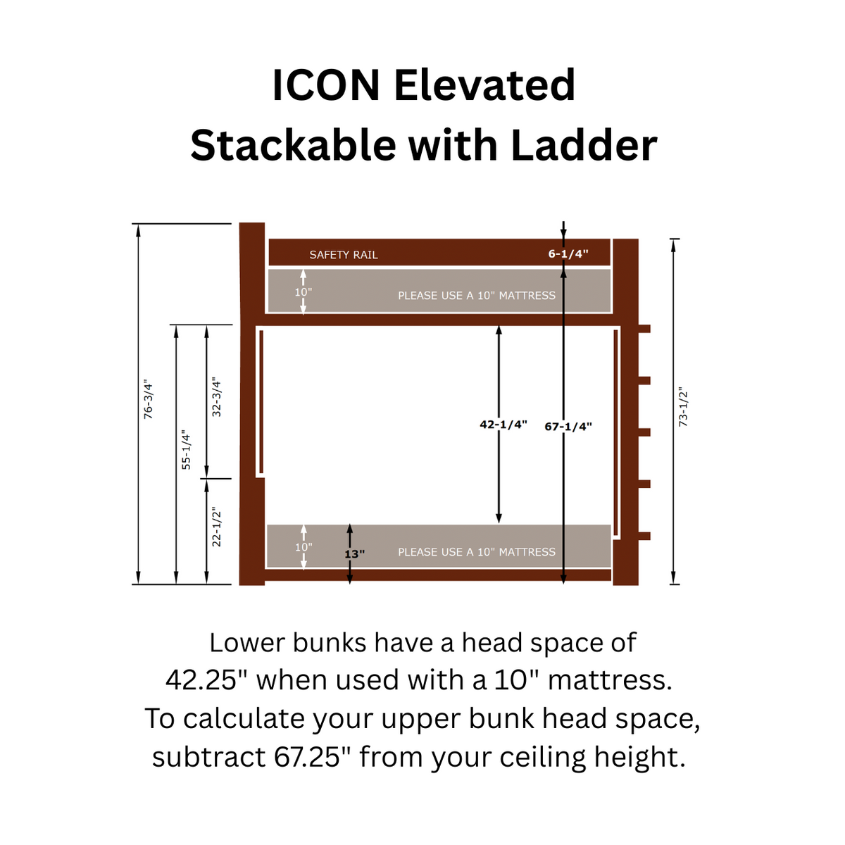 ICON Stackable Bunk Bed