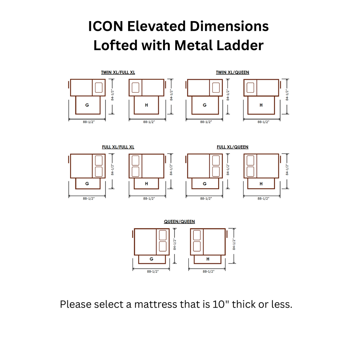 ICON Lofted Bunk Bed