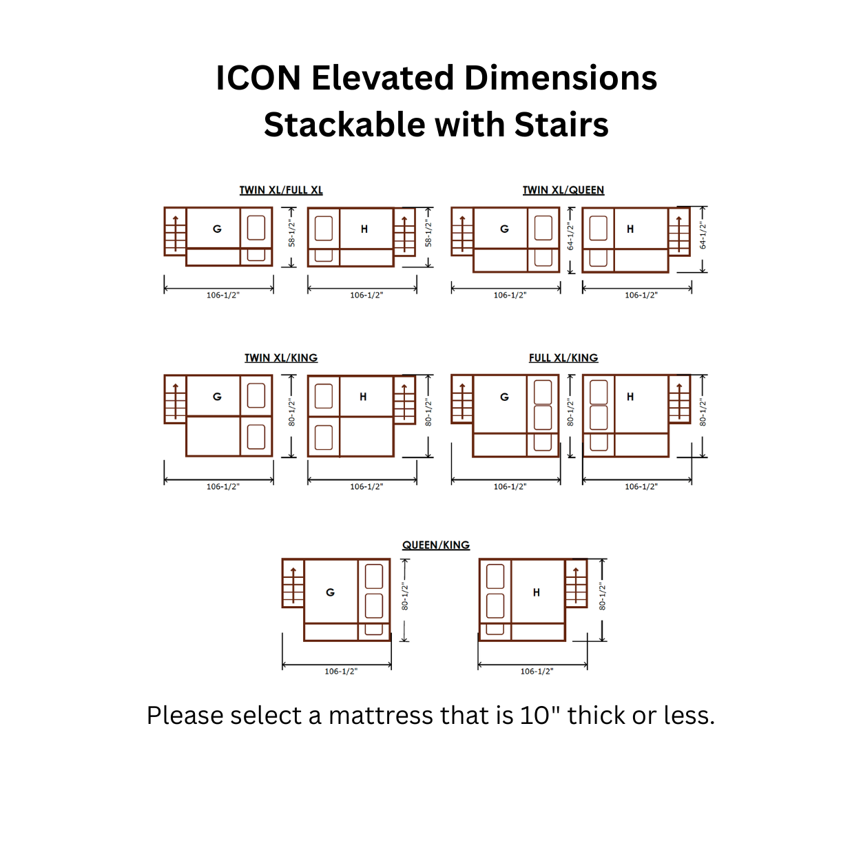 ICON Stackable Bunk Bed