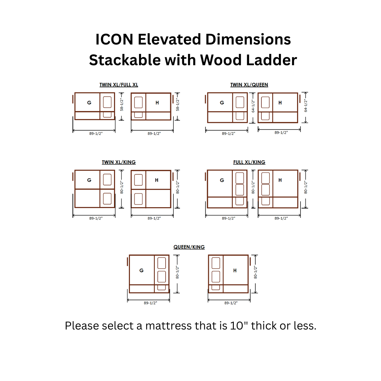 ICON Stackable Bunk Bed