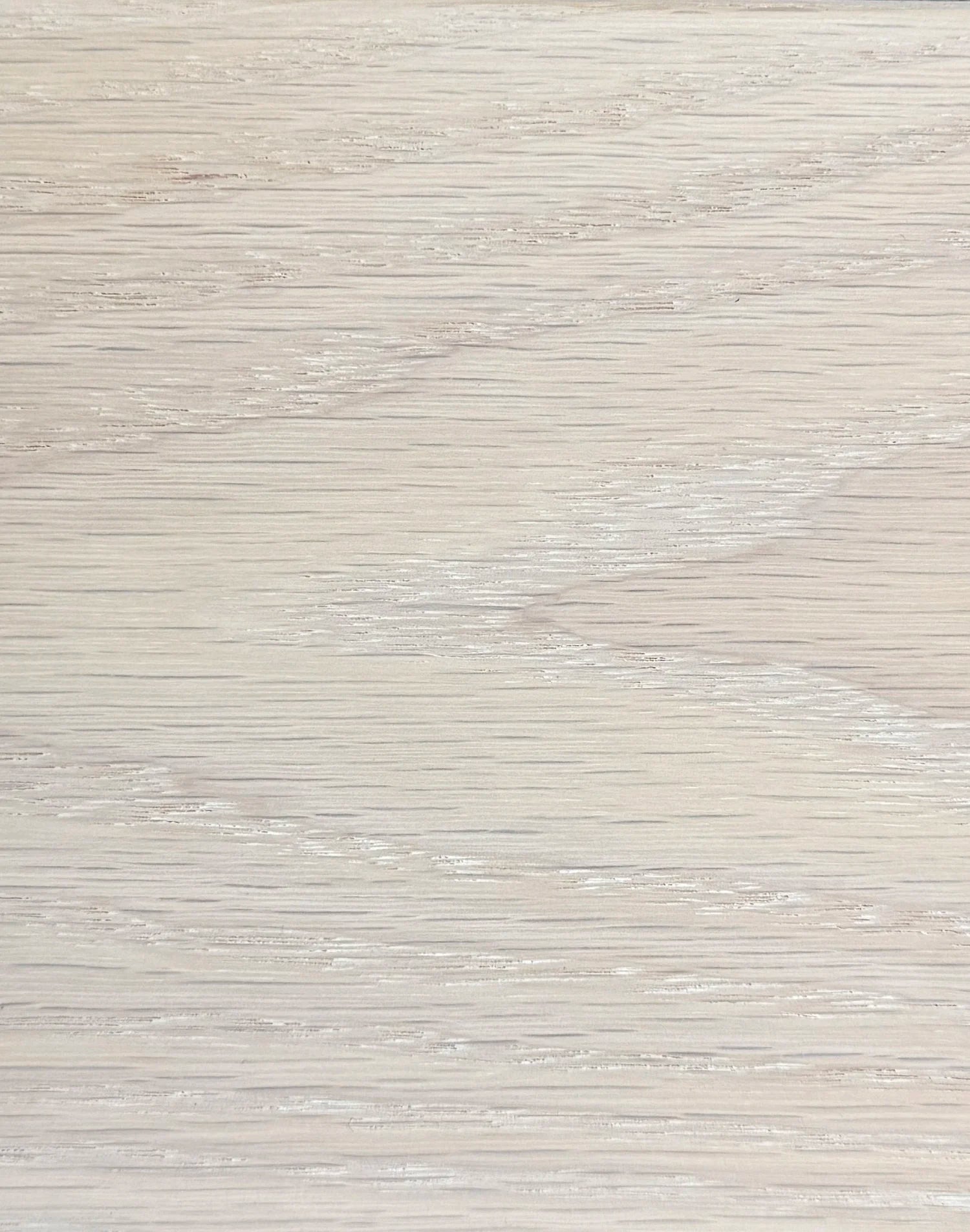 Dove Grey finish sample on Red Oak