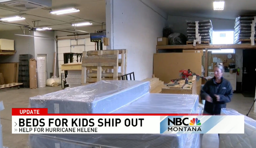 NBC Montana: Bozeman business ships off beds and clothes for North Carolina nonprofit