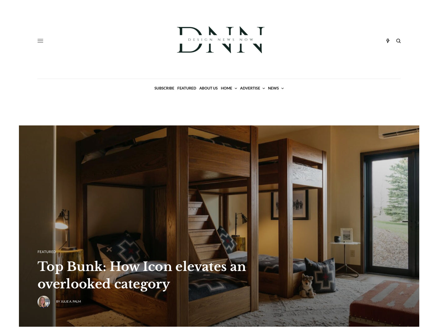 Design News Now: Top Bunk — how ICON elevates an overlooked category