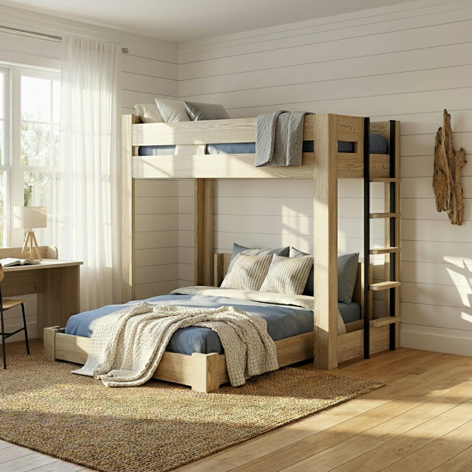 ICON Elevated Lofted bunk bed — dimensions and plan views